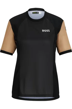HUGO BOSS Top logoté en jersey Regular Fit x ASSOS avec protection UPF 35