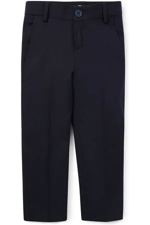 HUGO BOSS Pantalon de costume Regular Fit en laine stretch pour enfant