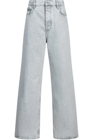 HUGO BOSS Jean large en denim stone-washed