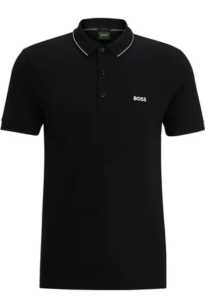 HUGO BOSS Polo Slim Fit en piqué de coton avec logo ton sur ton
