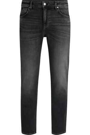 HUGO BOSS Jean Regular Maine en denim stretch noir confortable