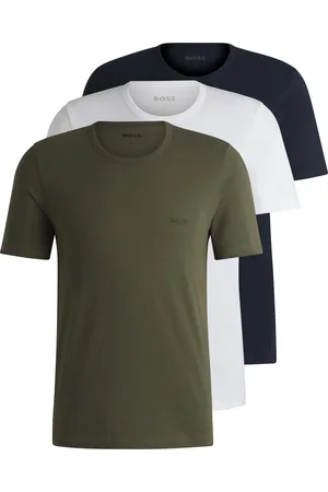 HUGO BOSS T-shirt à logo brodé, en lot de trois