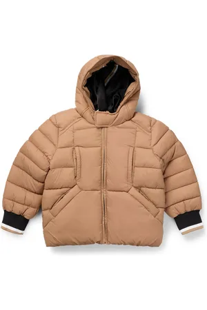 HUGO BOSS Veste matelassée avec badge logoté effet gomme pour enfant
