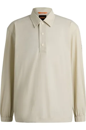 HUGO BOSS Surchemise oversize en tissu stretch déperlant