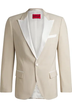 HUGO BOSS Veste de smoking Slim en laine mélangée