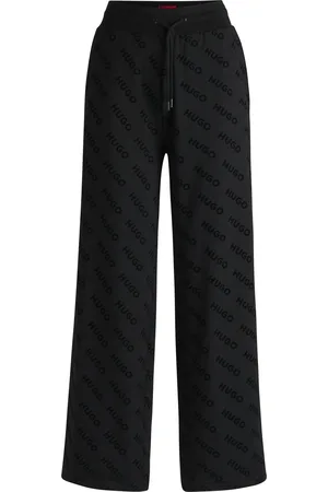 HUGO BOSS Bas de survêtement avec cordon de serrage et logos floqués