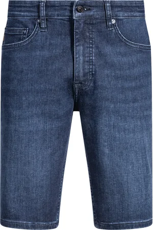 HUGO BOSS Short Slim Delaware en denim bleu doux et confortable