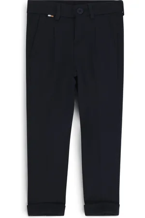 HUGO BOSS Pantalon de costume en tissu stretch avec détails emblématiques pour enfant