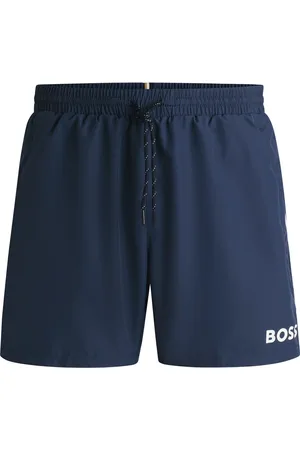 HUGO BOSS Short de bain en tissu à séchage rapide avec détails contrastants