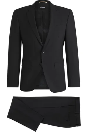 HUGO BOSS Costume Slim en laine vierge stretch