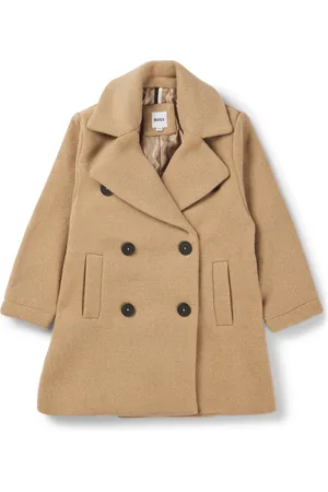 HUGO BOSS Manteau croisé avec doublure imprimée pour enfant