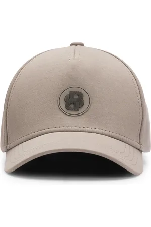 HUGO BOSS Casquette en coton mélangé avec patch double B