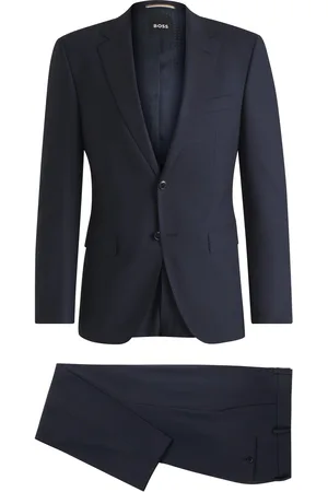 HUGO BOSS Costume deux pièces Regular en laine mélangée