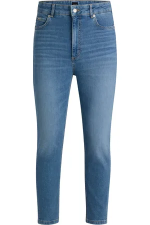 HUGO BOSS Jean court taille haute en denim stretch confortable