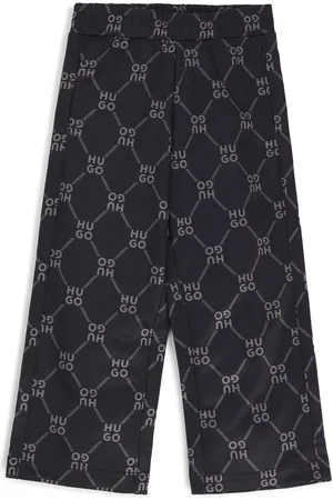 HUGO BOSS Bas de survêtement ample pour enfant avec logo imprimé revisité
