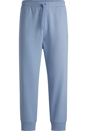 HUGO BOSS Bas de survêtement en coton stretch avec logo imprimé