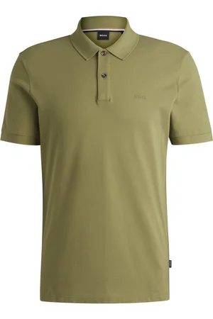 HUGO BOSS Polo Pallas en piqué de coton avec détails logotés