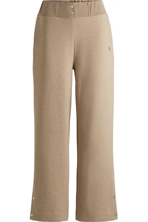 HUGO BOSS Bas de survêtement en coton mélangé avec monogramme Double B