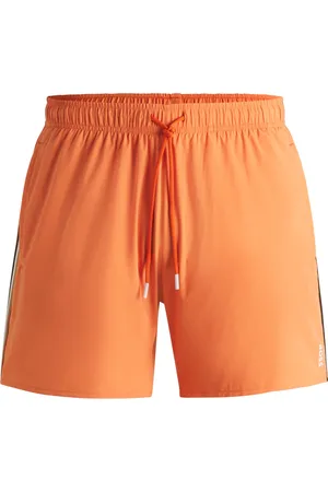 HUGO BOSS Short de bain avec rayures emblématiques et logo