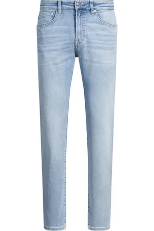 HUGO BOSS Jean Regular Maine en denim bleu très stretch