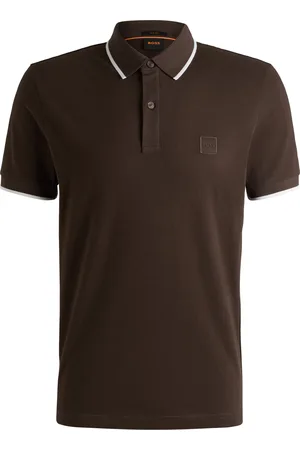 HUGO BOSS Polo Slim en piqué de coton stretch