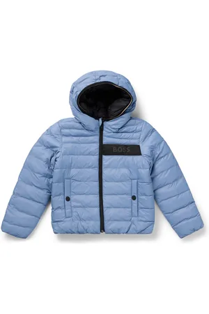 HUGO BOSS Veste réversible à capuche avec finition déperlante pour enfant
