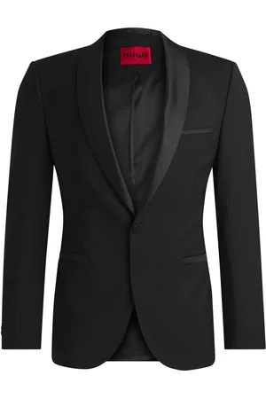 HUGO BOSS Veste de smoking Extra Slim en laine mélangée