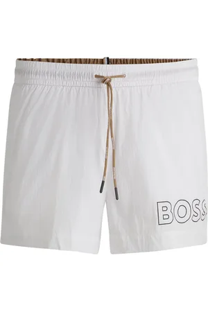 HUGO BOSS Short de bain à séchage rapide avec logo contouré