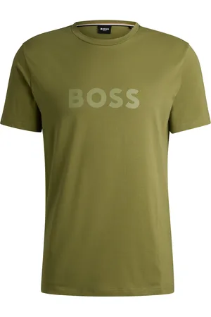 HUGO BOSS T-shirt en jersey de coton avec protection anti-UV SPF 50+