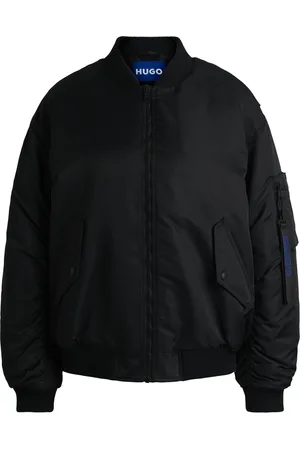 HUGO BOSS Veste déperlante avec tirette de fermeture éclair logotée