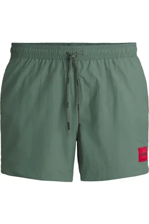 HUGO BOSS Short de bain à séchage rapide avec étiquette logotée