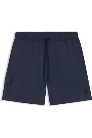 HUGO BOSS Short de bain avec poche cargo et badge logoté