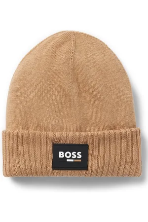 HUGO BOSS Bonnet avec étiquette logotée en silicone pour enfant