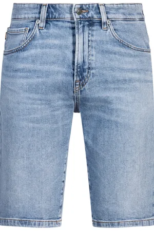 HUGO BOSS Short regular Maine en denim stretch bleu confortable