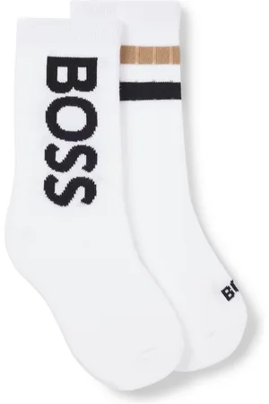 HUGO BOSS Lot de deux paires de chaussettes avec détails logotés pour enfant