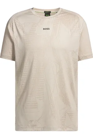 HUGO BOSS T-shirt actif à motif jacquard et gestion de l’humidité