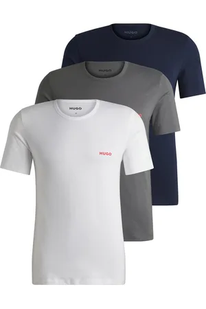 HUGO BOSS Lot de trois t-shirts en jersey de coton