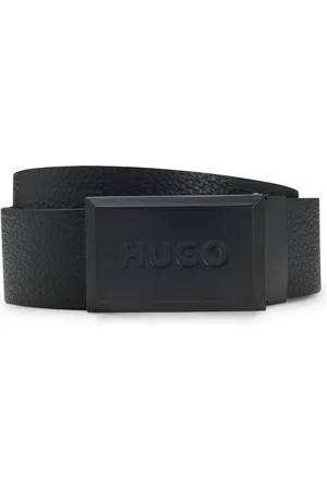 HUGO BOSS Ceinture réversible en cuir italien lisse et grainé