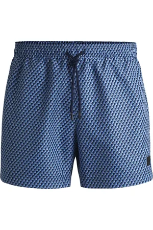 HUGO BOSS Short de bain à imprimé intégral et cordon de serrage