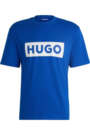 HUGO BOSS T-shirt en jersey de coton à logo imprimé
