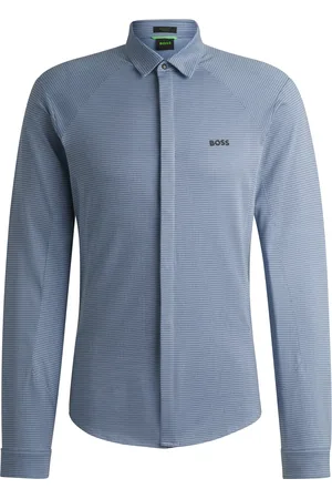 HUGO BOSS Chemise Regular en maille piquée de coton