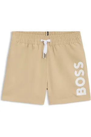HUGO BOSS Short de bain en tissu doux à logo imprimé pour enfant