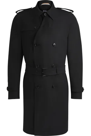 HUGO BOSS Trench Slim à fermeture croisée