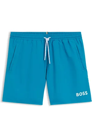 HUGO BOSS Short de bain en tissu à séchage rapide avec détails contrastants