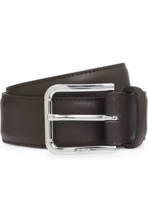 HUGO BOSS Ceinture en cuir italien avec boucle à ardillon à logo gravé