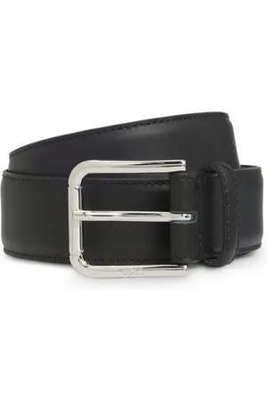 HUGO BOSS Ceinture en cuir italien avec boucle à ardillon à logo gravé