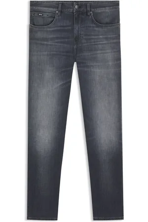 HUGO BOSS Jean Regular Maine en denim italien gris