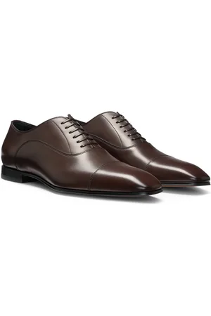 HUGO BOSS Chaussures Oxford en cuir lisse BECKHAM x