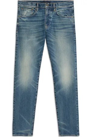 HUGO BOSS Jean Slim BECKHAM x en denim délavé vintage