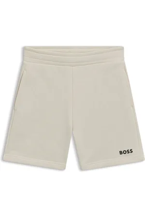 HUGO BOSS Short en polaire de coton mélangé à logo imprimé pour enfant